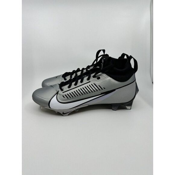 Nike Vapor Edge Pro 360 2 Smoke Grey Black Cleats DA5456-002 Men's Size 14 - Picture 2 of 6